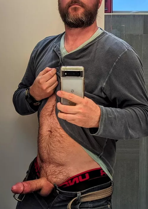 Got distracted while getting dressed for the day 