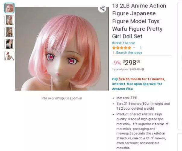 I was almost gonna buy this but I don't want to risk it, if it's real you'd probably get a irokebijin for cheap