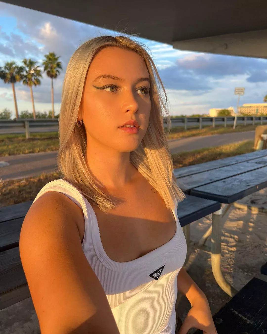 I won't be mad if you take a peek at my tits