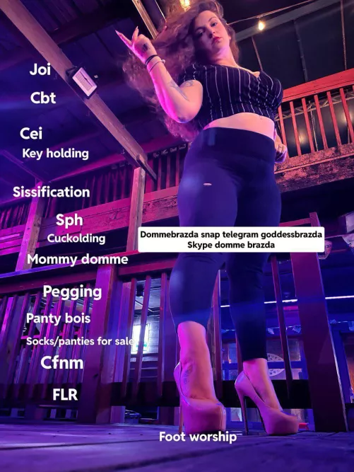 It’s mistress Monday beta boi, come submit and serve like a good boi 