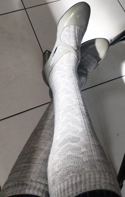 Mary Janes on a sunny spring day 