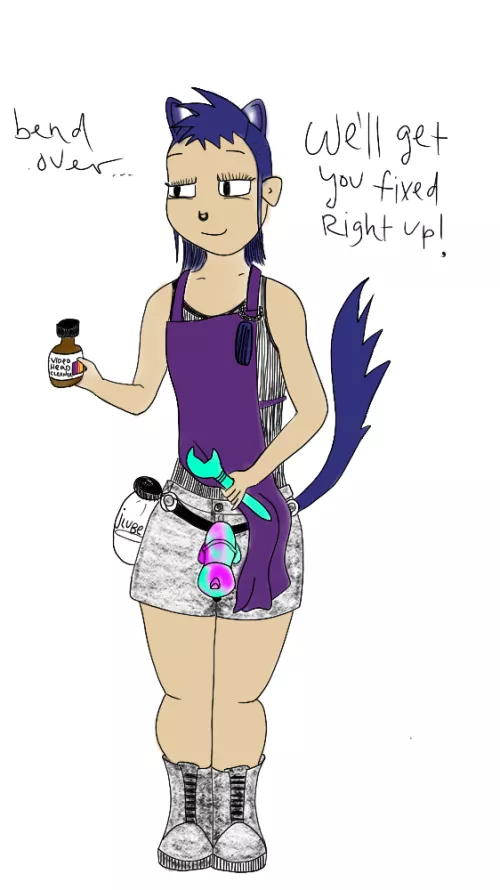 me to my subby protogen boyfriend :3