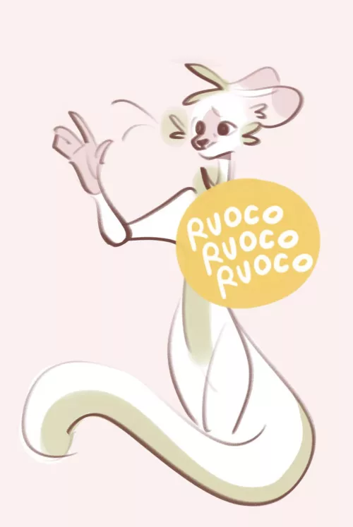 My sona is a sugar glider !!! (art by me)