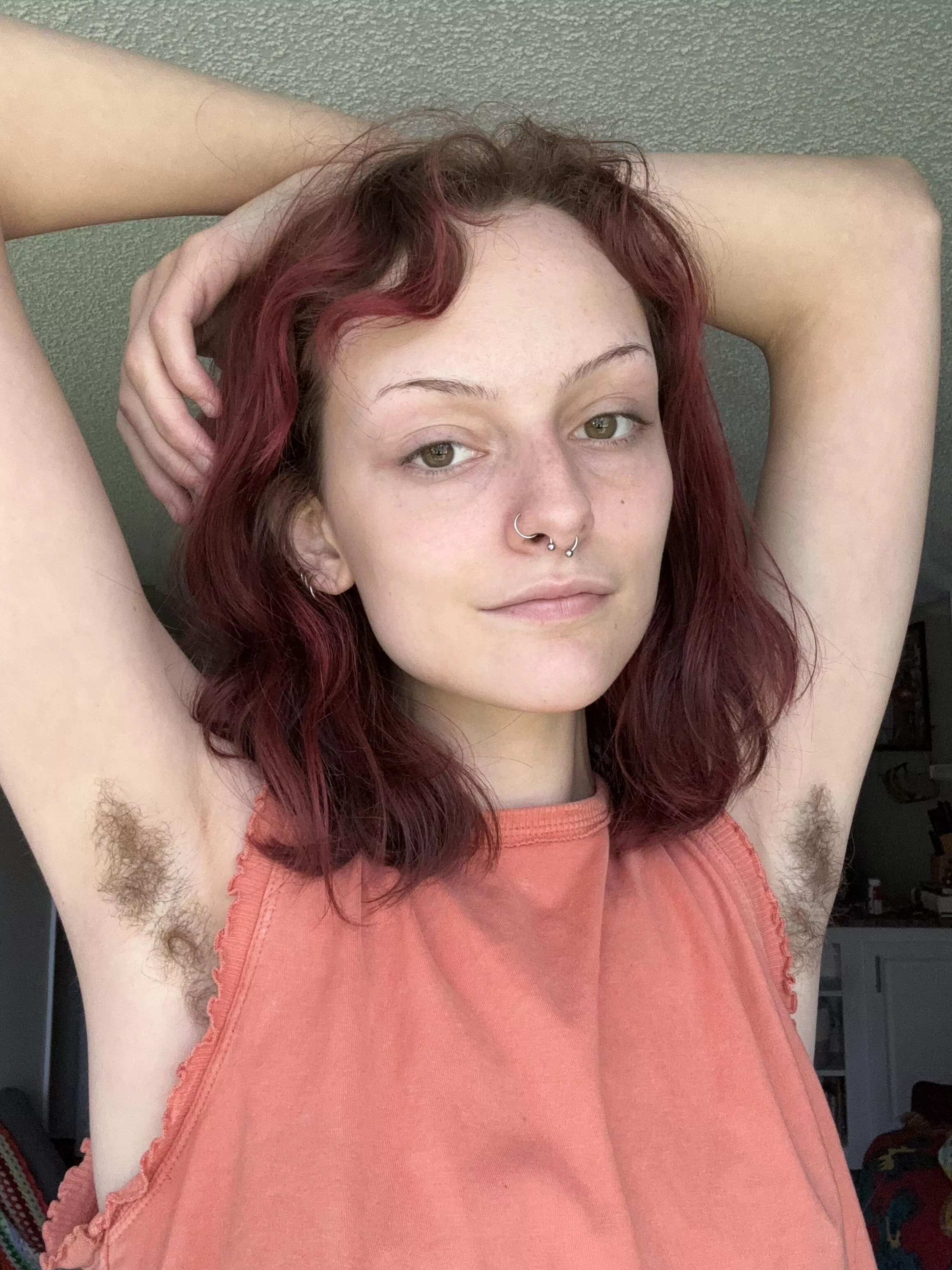 no deodorant or makeup today… feeling more attractive than ever 