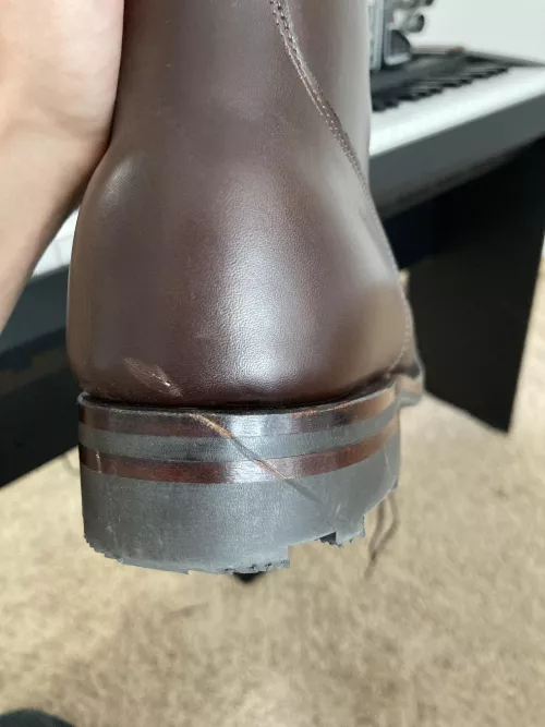 Not even broken in and they already have a big mark :/ Anything I can/should do?