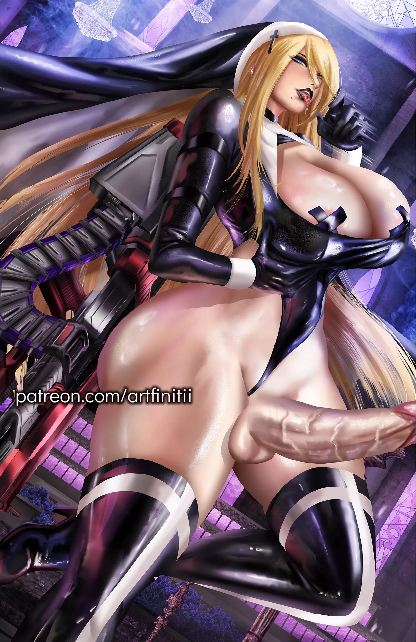 Nun Samus drawing i just finished up, Hope you like it! [Artfinitii]