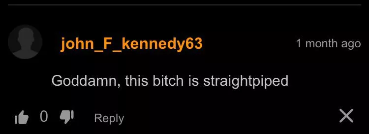 Thanks for your input, former president John F Kennedy