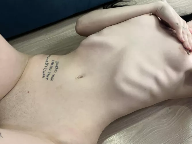 There is no such thing as a too visible ribcage