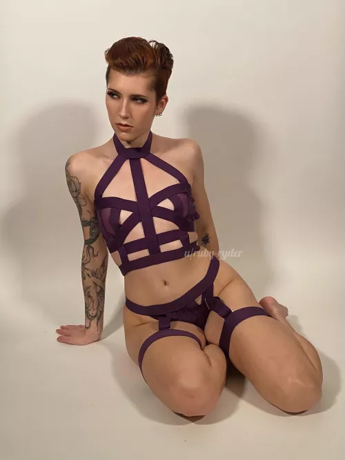 This lingerie set was not easy to get into, gonna need help getting it off