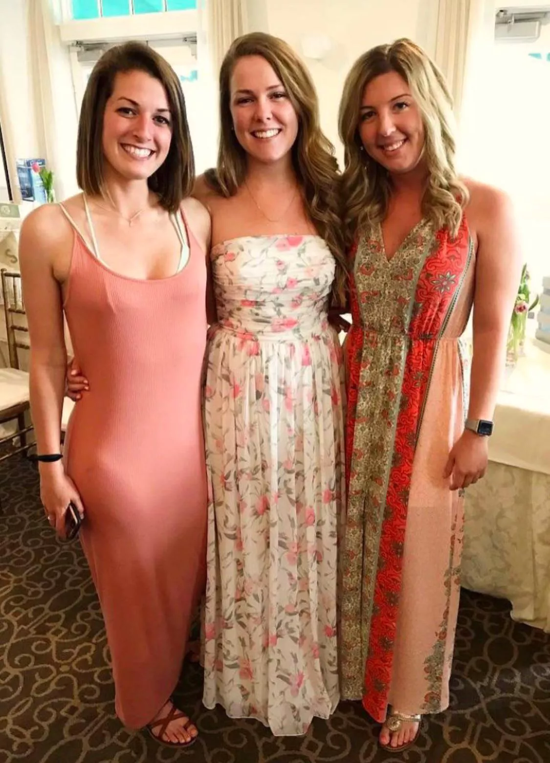 Who gets it in their dress? [3]