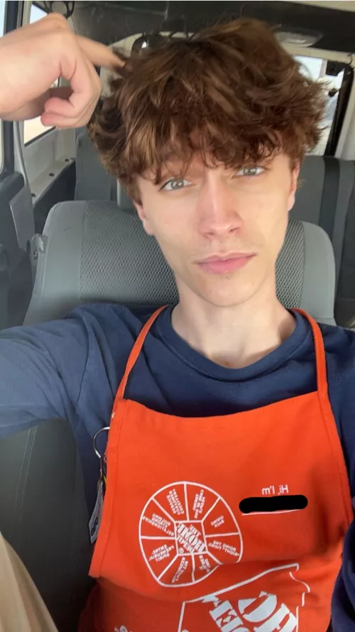 working with an apron >>>
