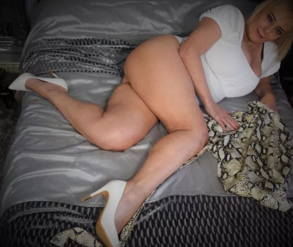 You'll get too excited when I step on you with these heels