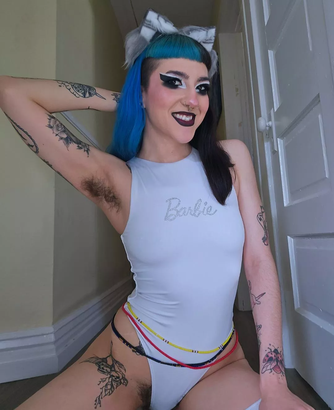 Your new fuzzy goth kitty is waiting for you Master! 