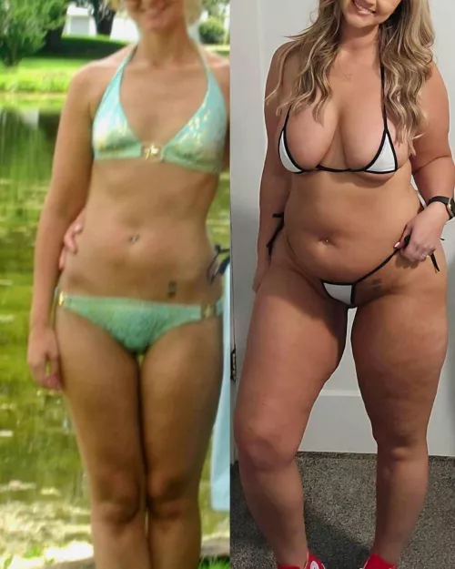 Bikini bod 22 to chubby mom bod 40