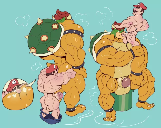 Bowser & Mario. 🔥⭐️