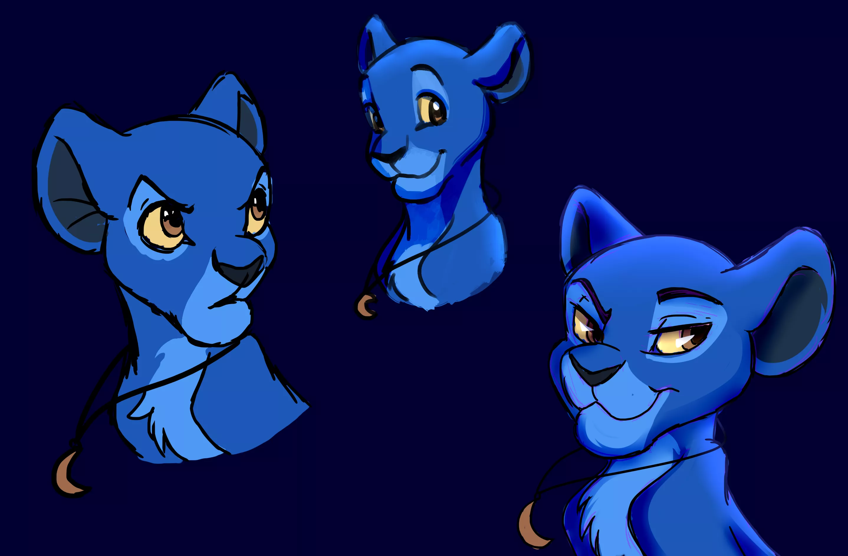 Can You Tell She's My Comfort Character? 💙 (Art by Me!)