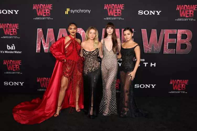 Celeste O'Connor, Sydney Sweeney, Dakota Johnson and Isabela Merced