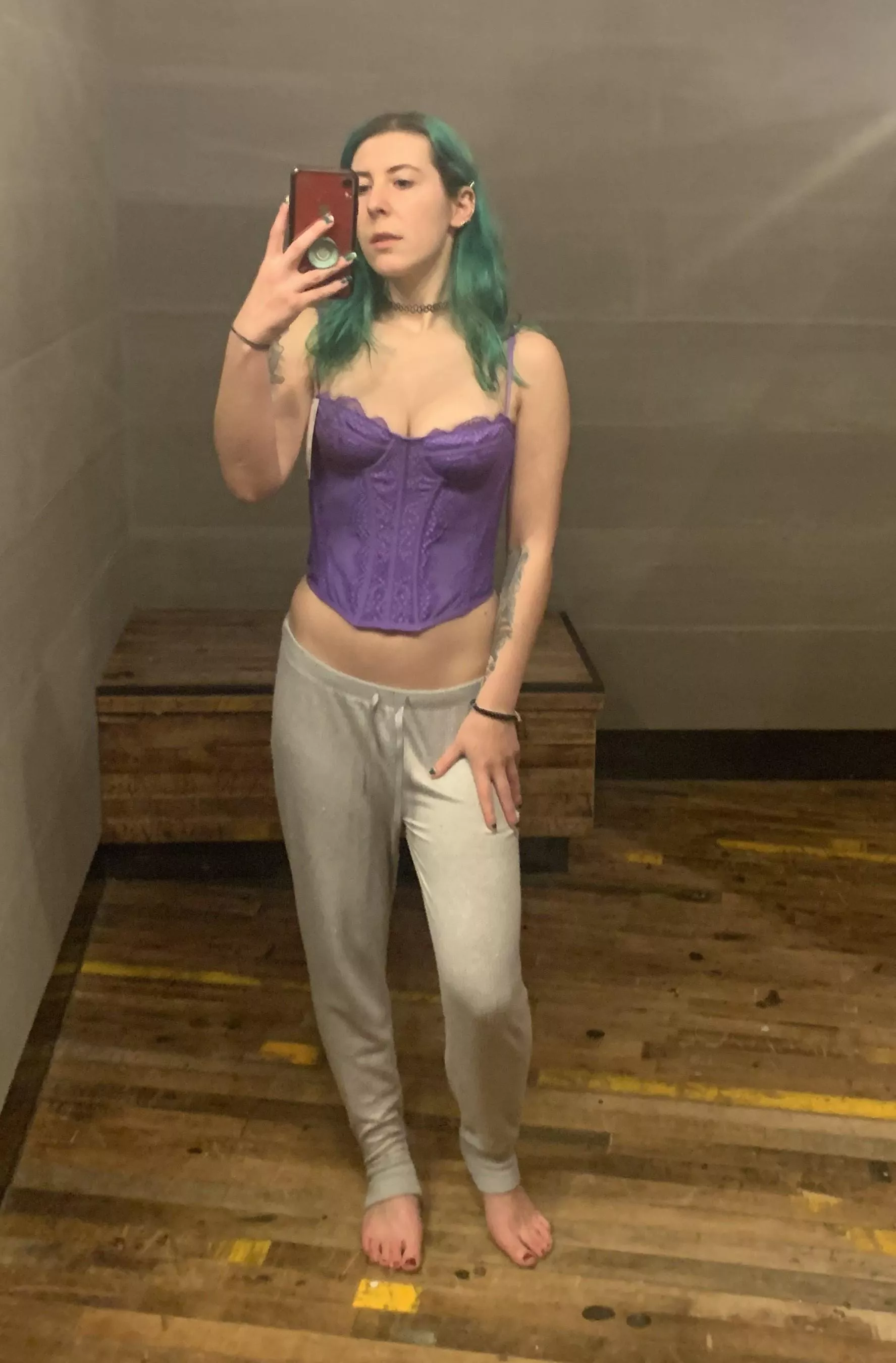Cute in the fitting room