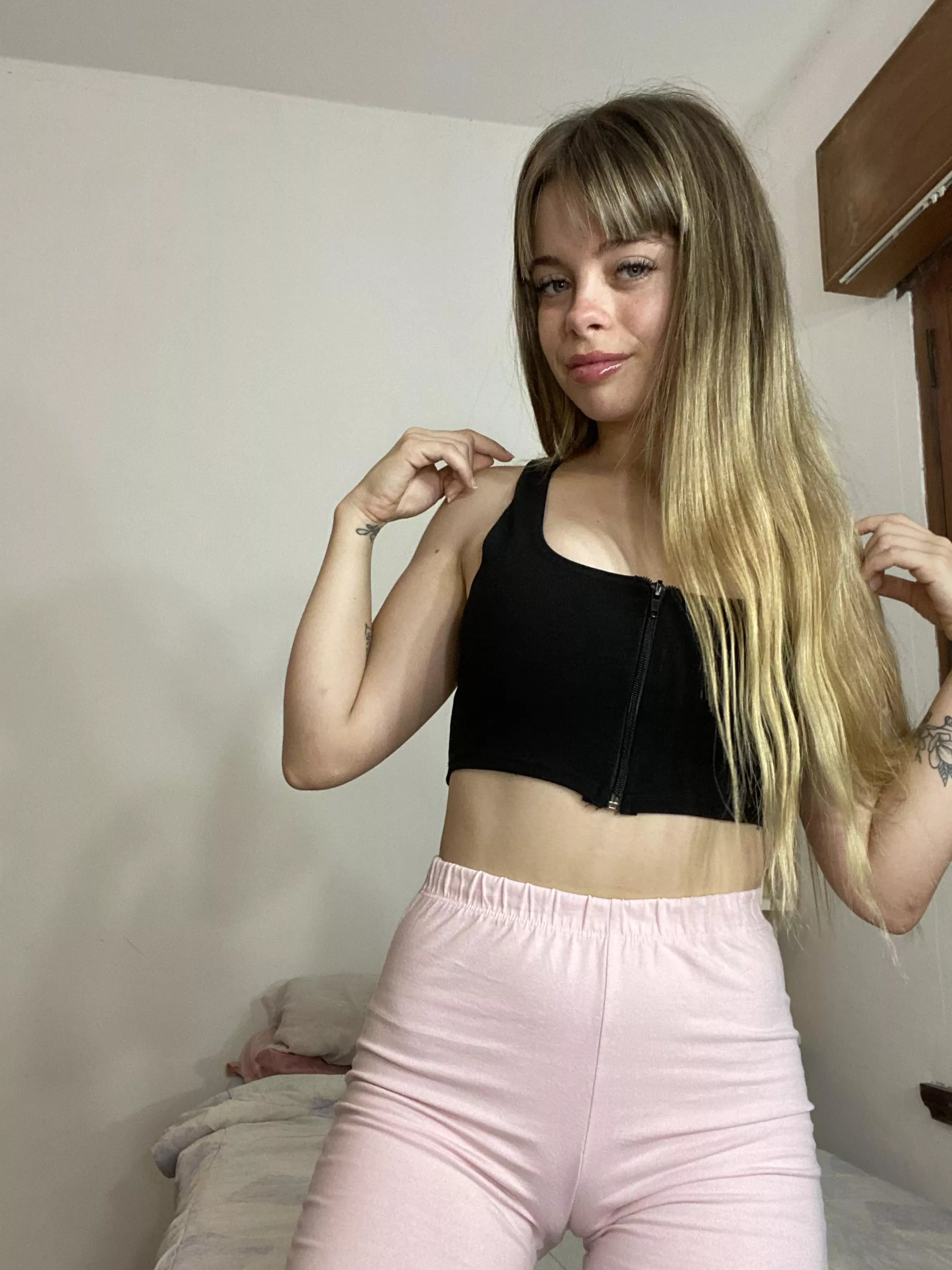 Daring to bare a little in this selfie. 😈