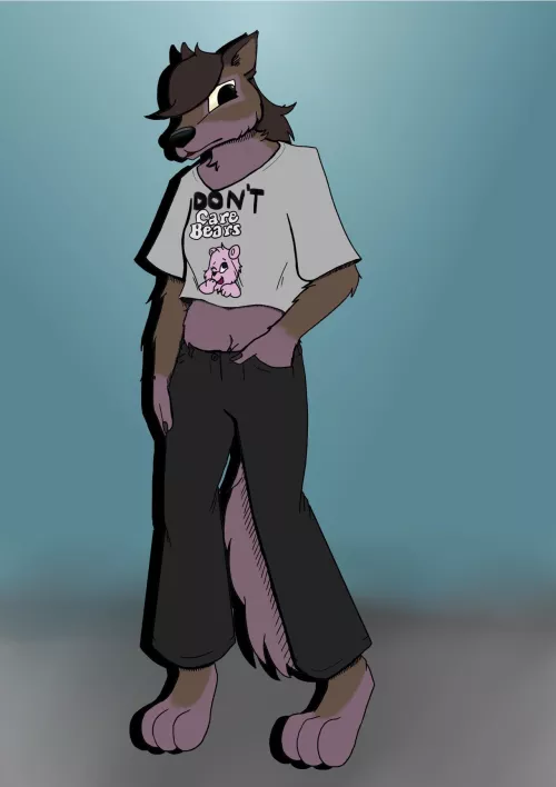 Emo coyote (oc)