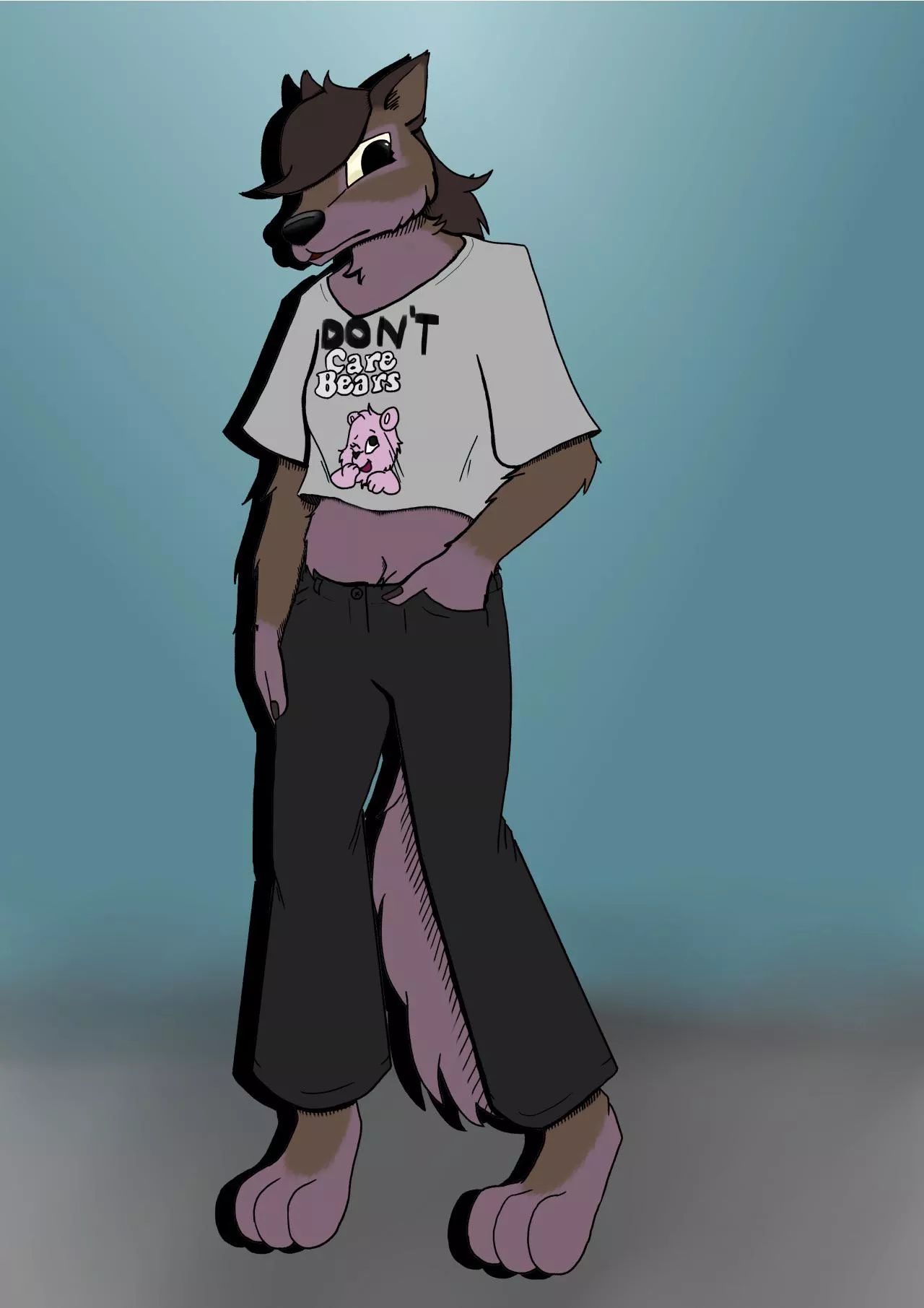 Emo coyote (oc)
