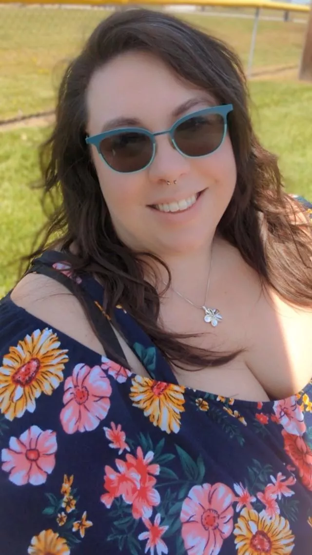 Felt cute on this beautiful, sunny day!