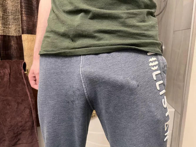 How do these sweatpants look on me?