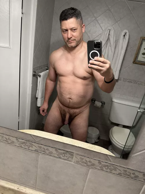 How lucky would you be if you go into the bathroom and see me like this?