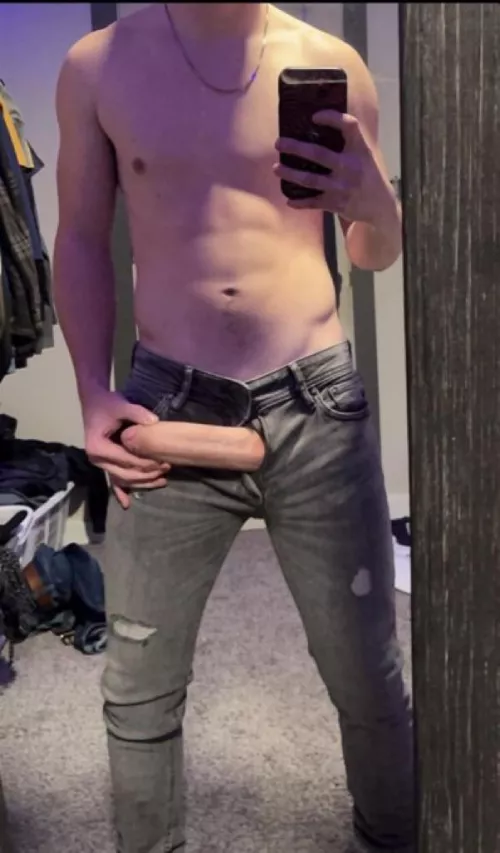 Huge cock on my teen jock body 