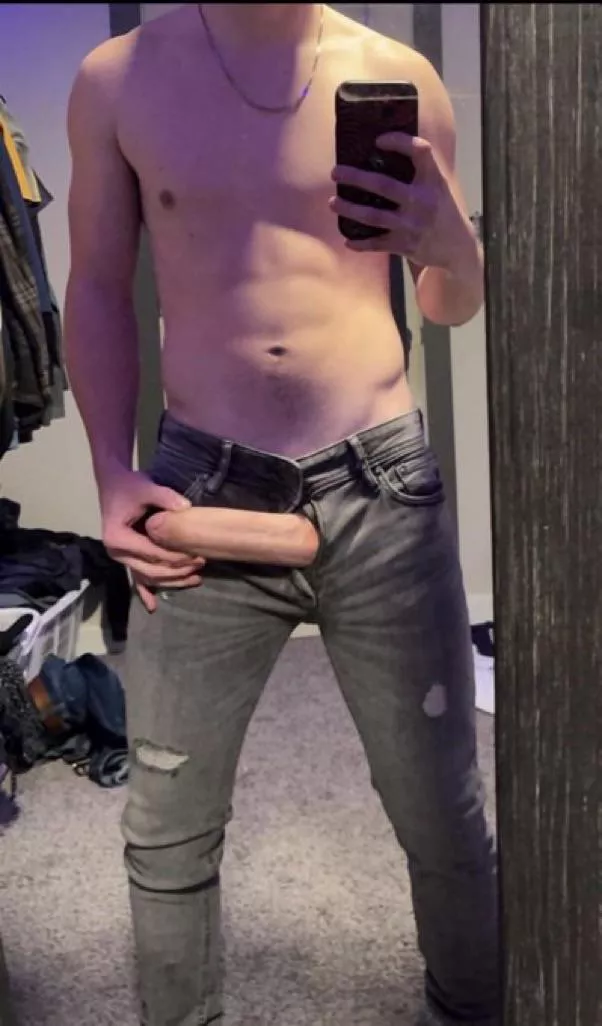 Huge cock on my teen jock body 