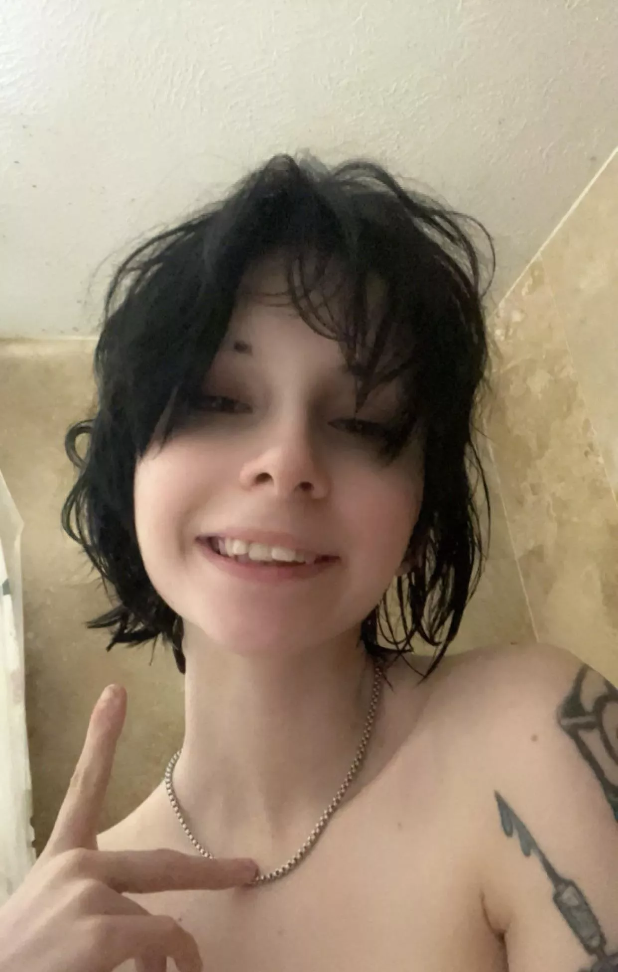 I felt very cute in the shower this morning 