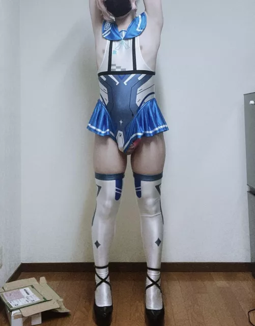 I flirted with my white daddy and got a new outfit! asian sissy deserves a whore♡