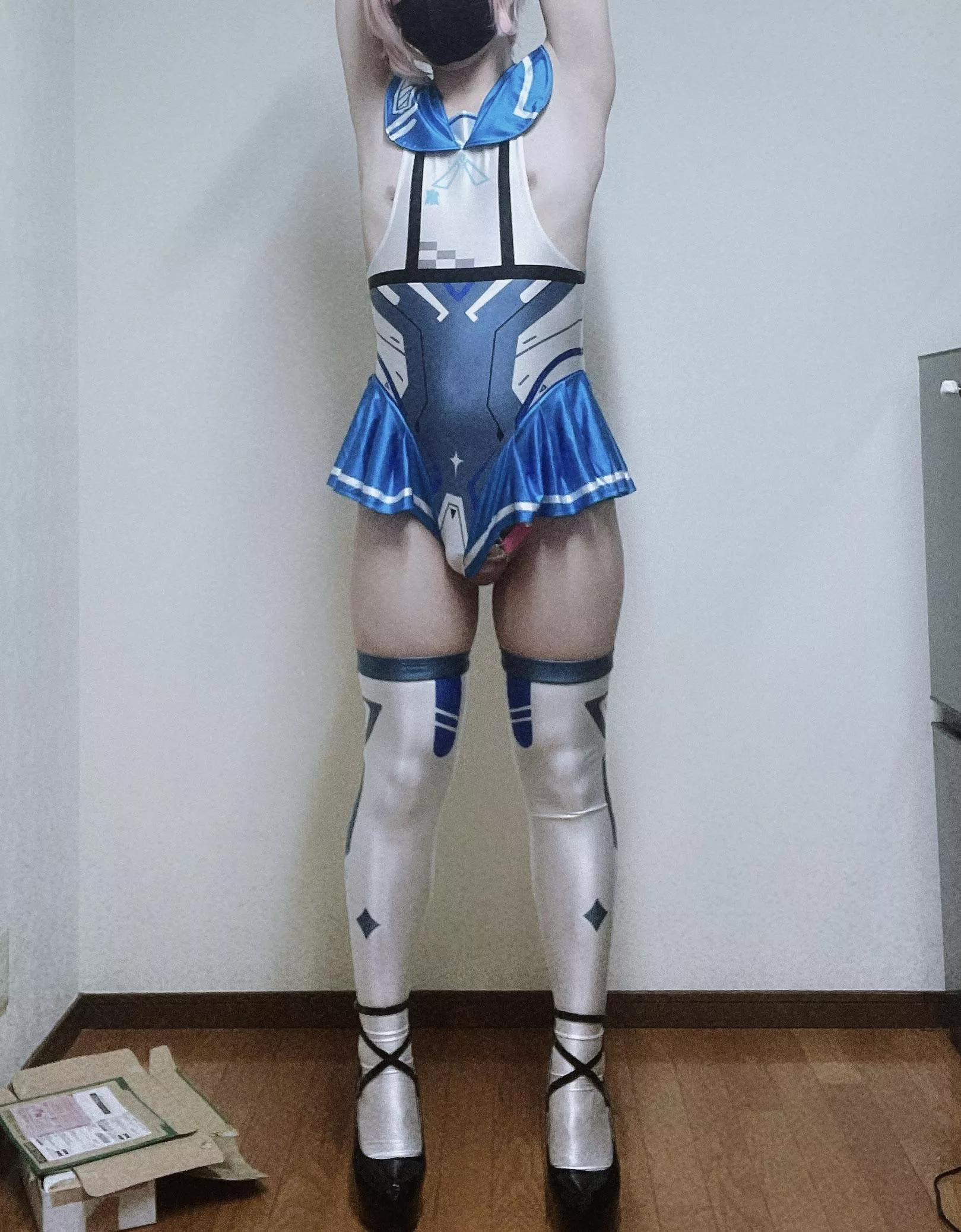 I flirted with my white daddy and got a new outfit! asian sissy deserves a whore♡