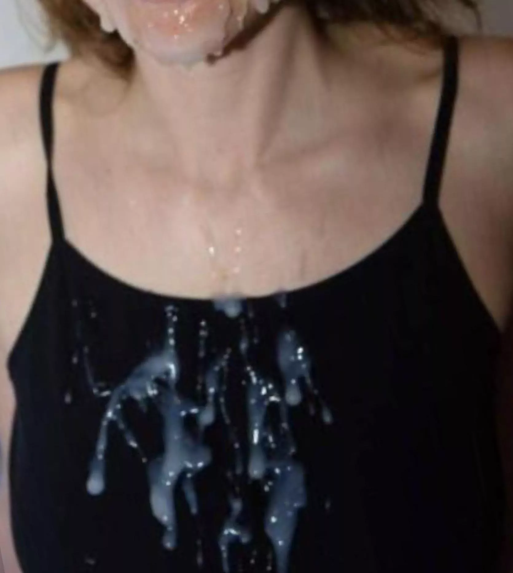 I had a lot of things in my mouth and falling to the sides...