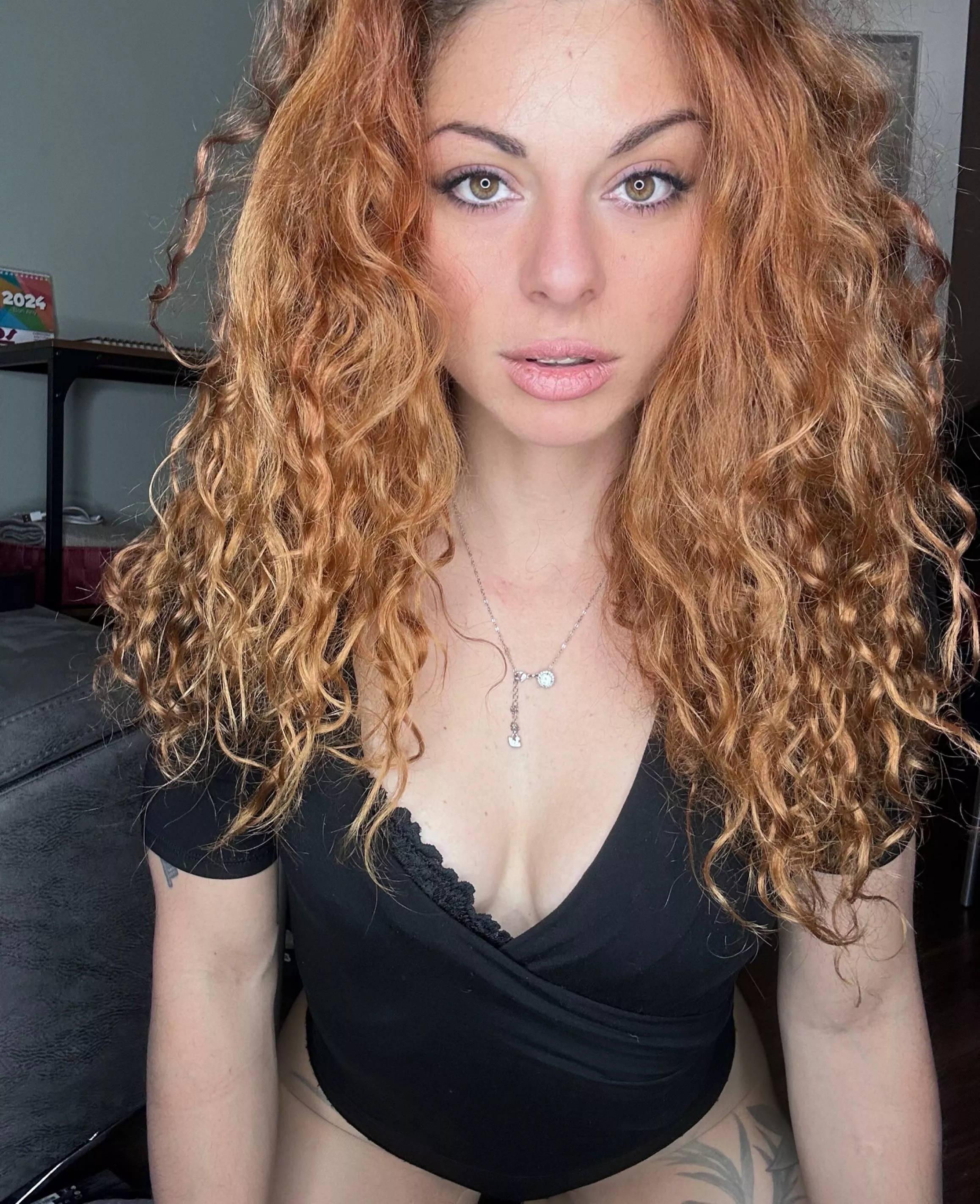 I was wondering how comes I wake up yawning and you wake up hard