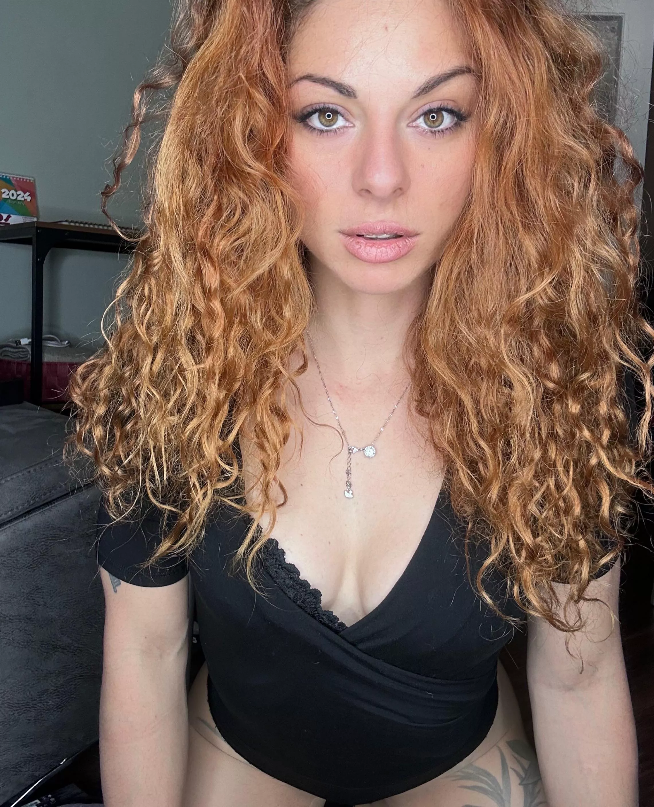 I was wondering how comes I wake up yawning and you wake up hard