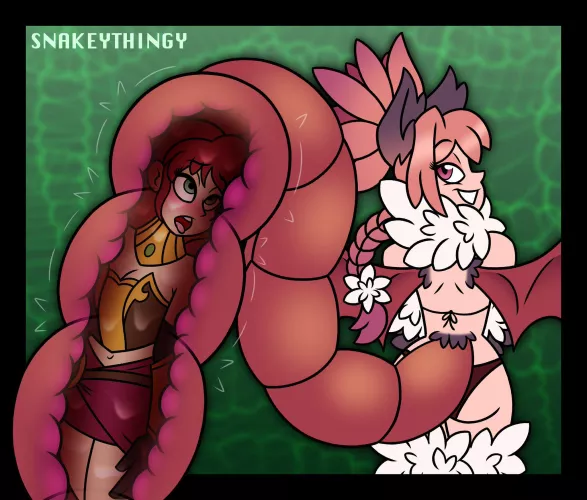 {Image} Pyrrha Manticored-?! Artist: SnakeyThingy