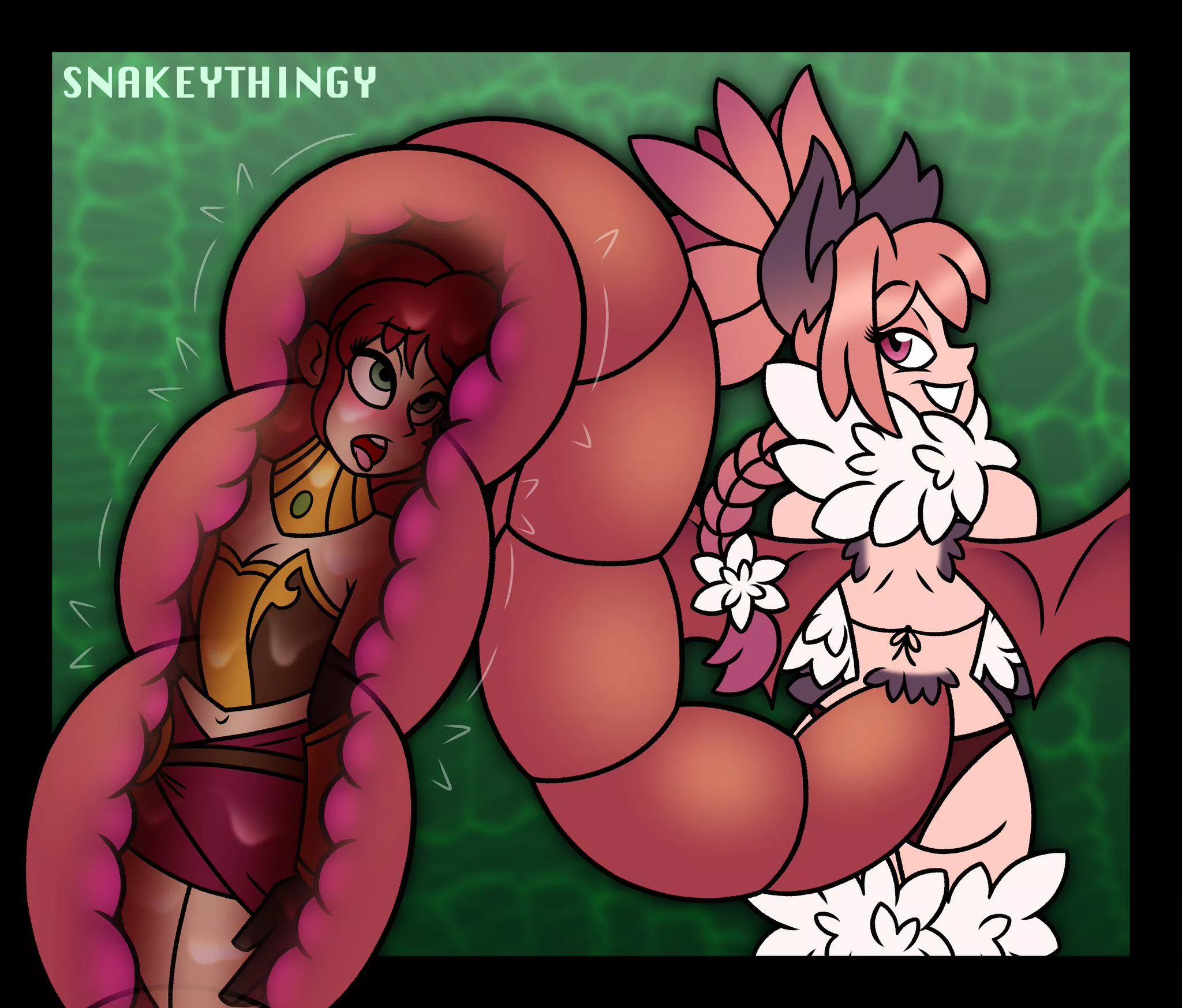 {Image} Pyrrha Manticored-?! Artist: SnakeyThingy