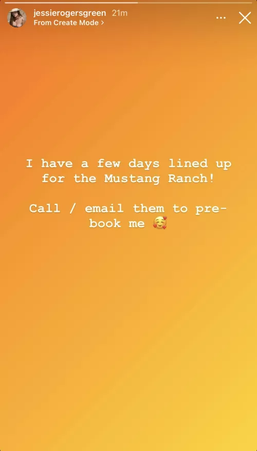 Jessie posted this, she’s available to fuck 