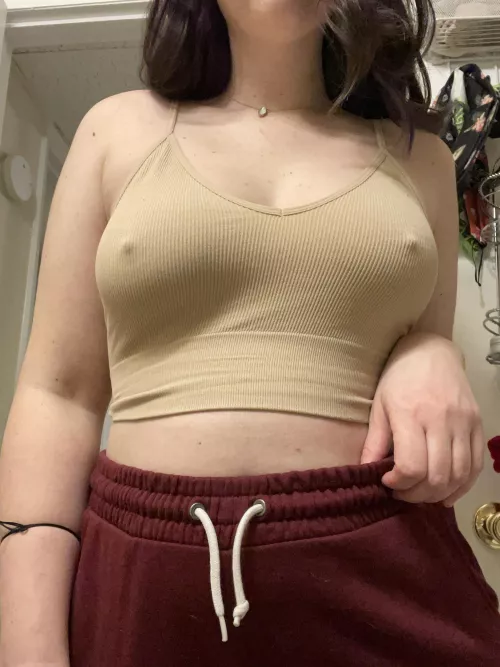 Lazy days require sweatpants and not much else 