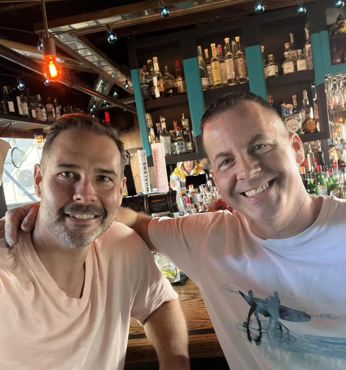 Married couple in Mass.  50 and 48.  😃