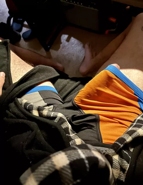 Morning time bulging!