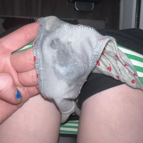 My panties are so creamy today
