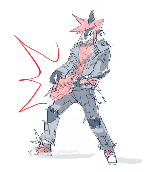 punk shork (art by me)