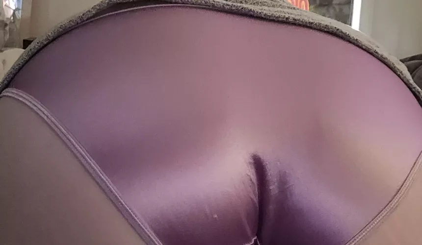 Purple satin panties 💜 
