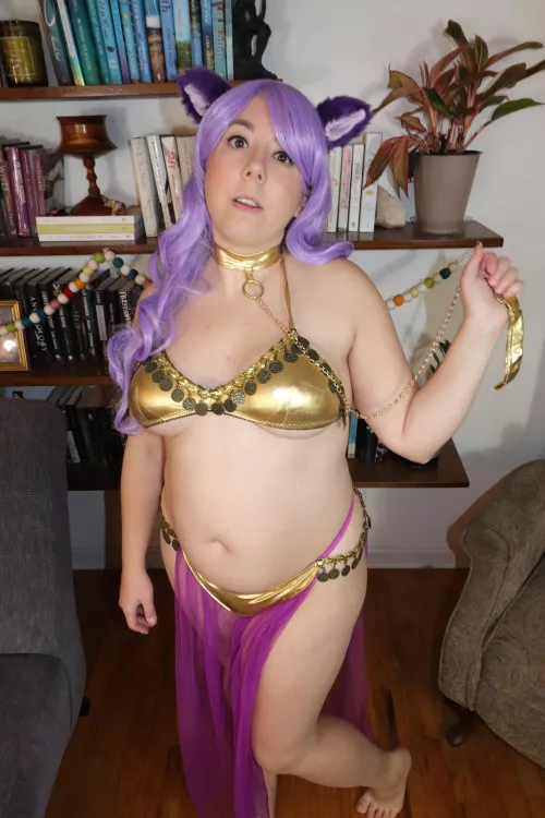 Ready to do a sexy belly dance