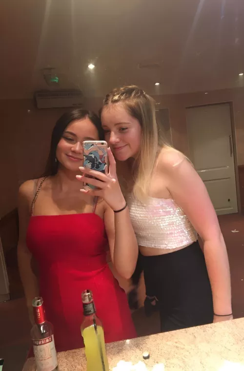 Red Dress or White Top?