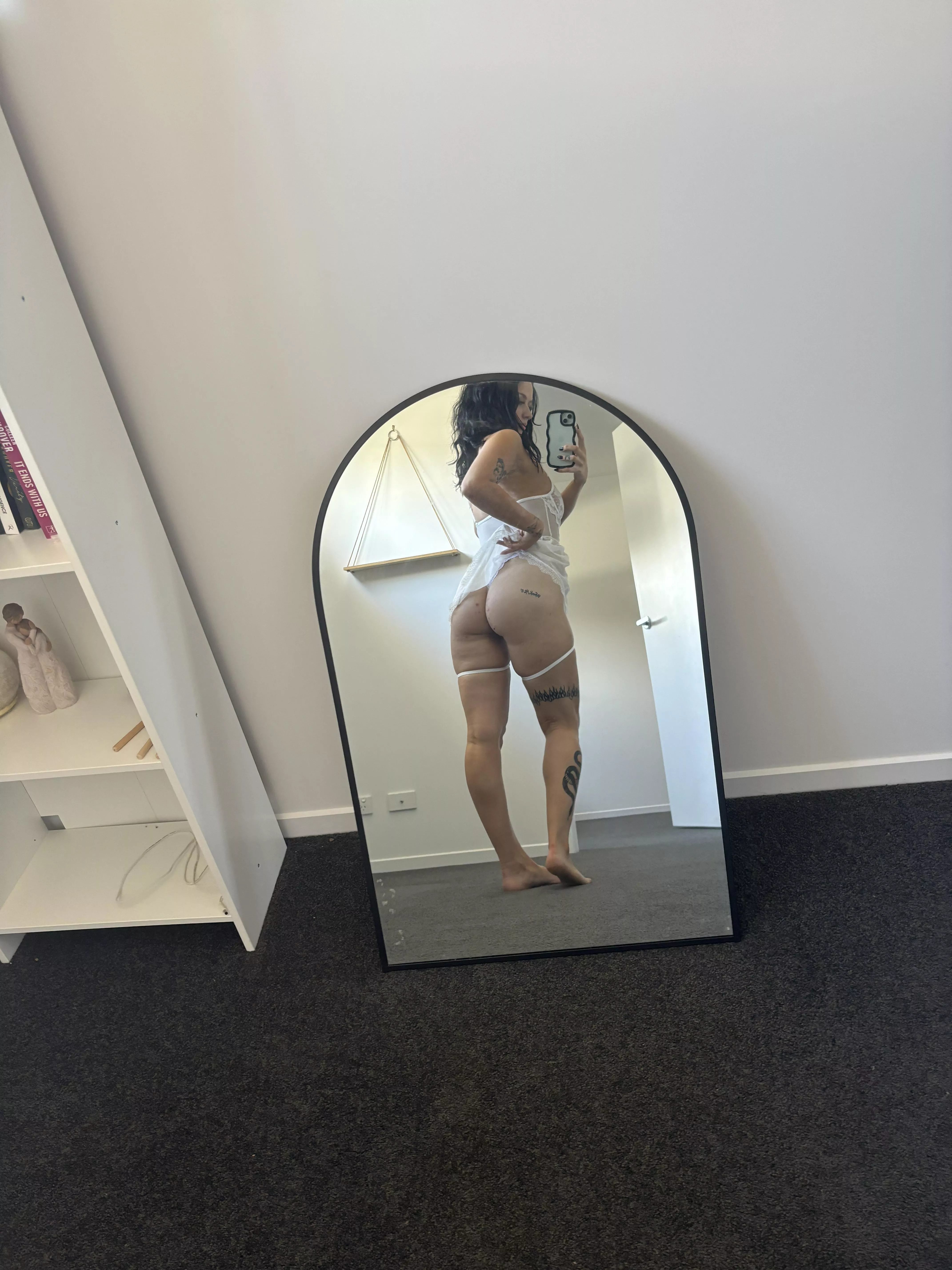 showing off my new tattoo