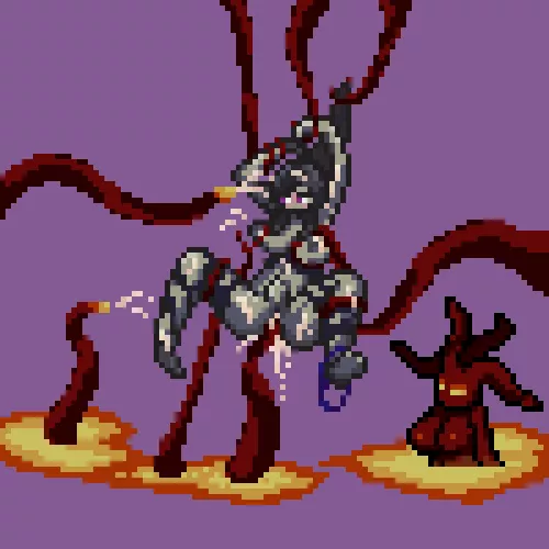 Tentacle party :o (Necron x Kuudra from Hypixel Skyblock)