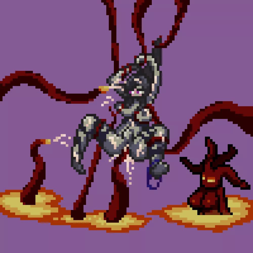 Tentacle party :o (Necron x Kuudra from Hypixel Skyblock)